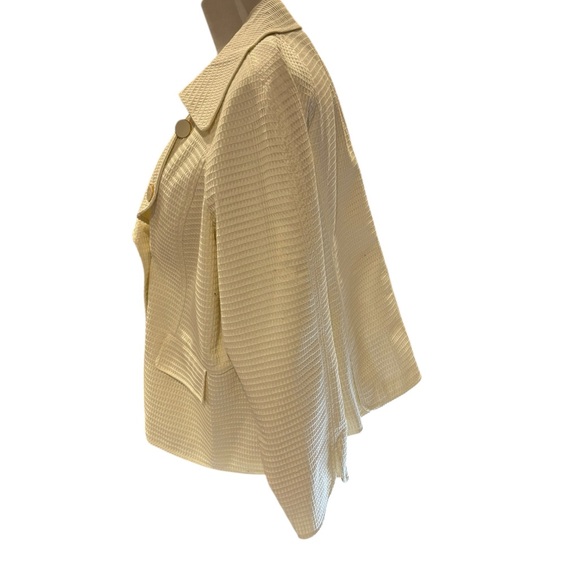 Talbots Women’s Winter White Double-Breasted Blazer Size 22W - Picture 3 of 10